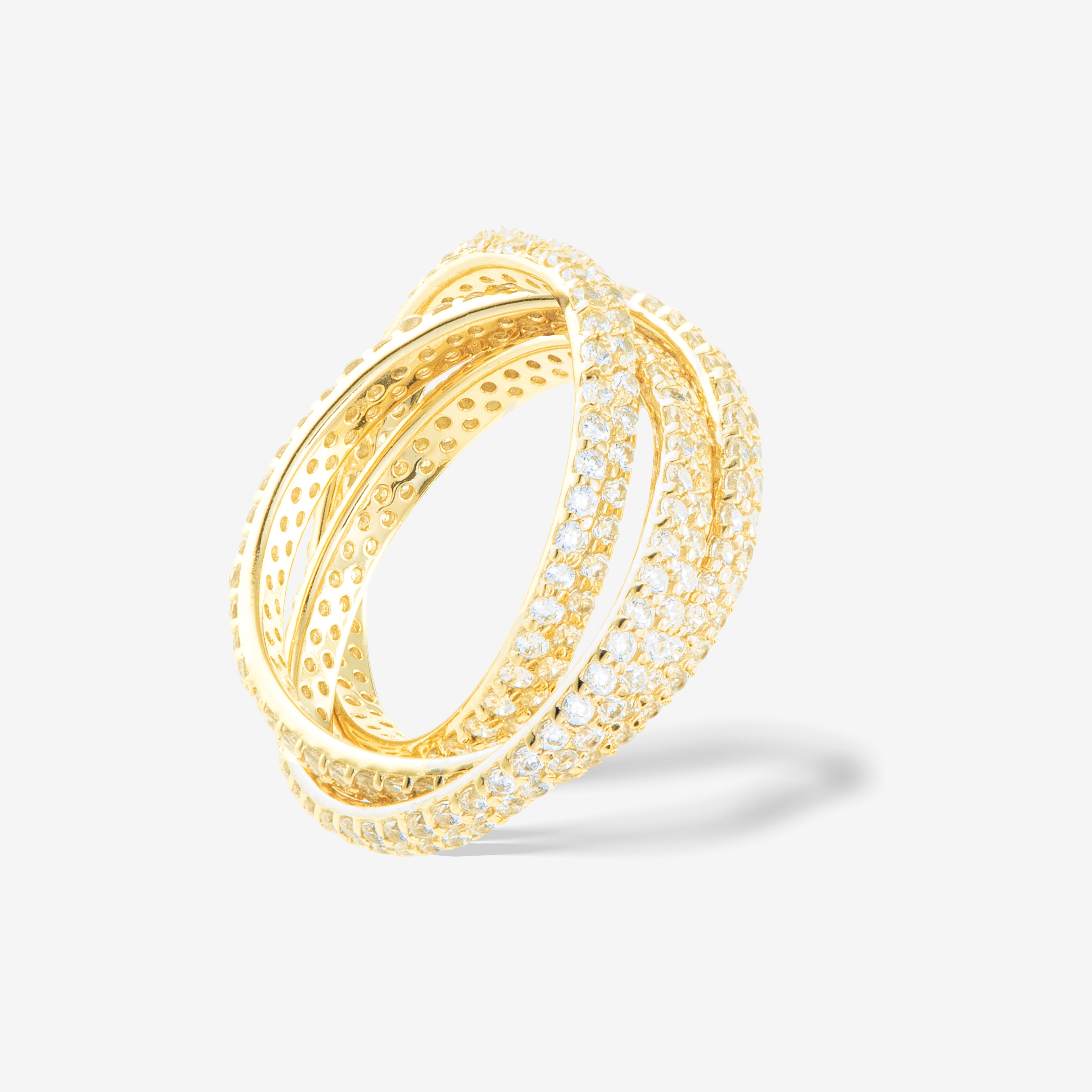 inel argint #material_argint placat cu aur 14k