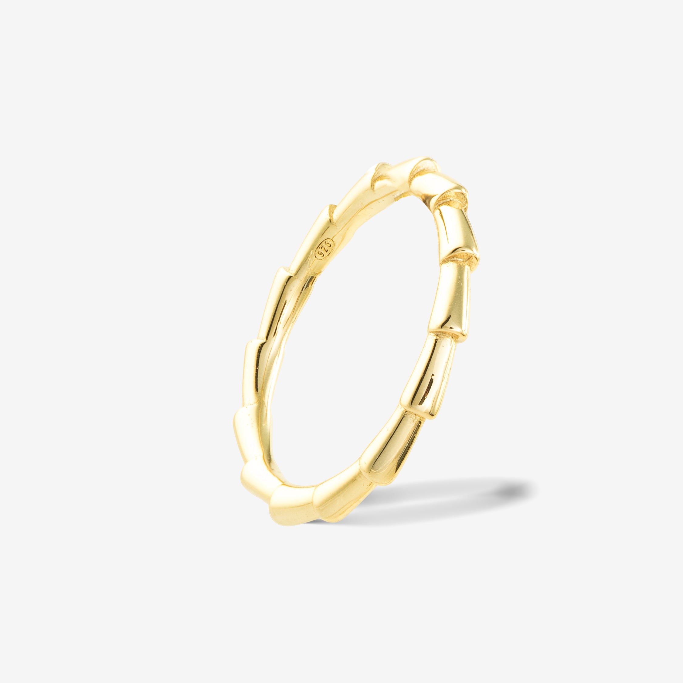 Carine Band Silver Ring