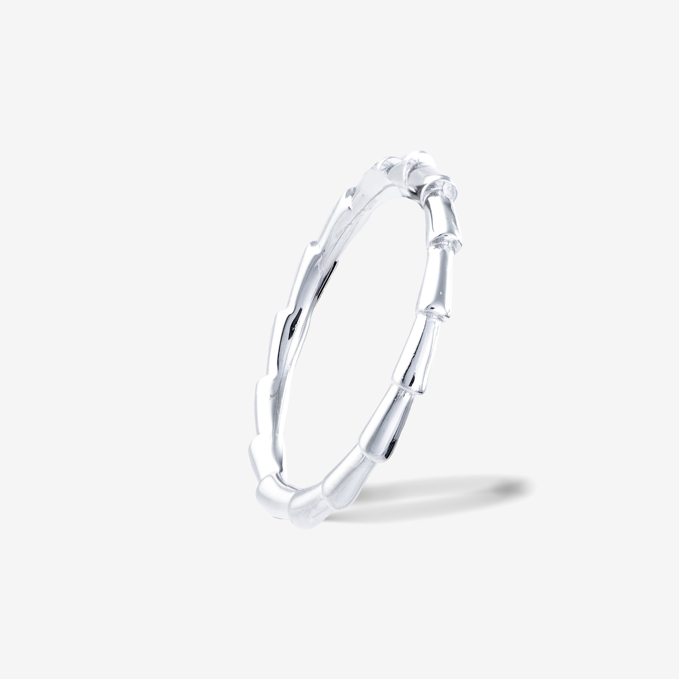 Carine Band Silver Ring