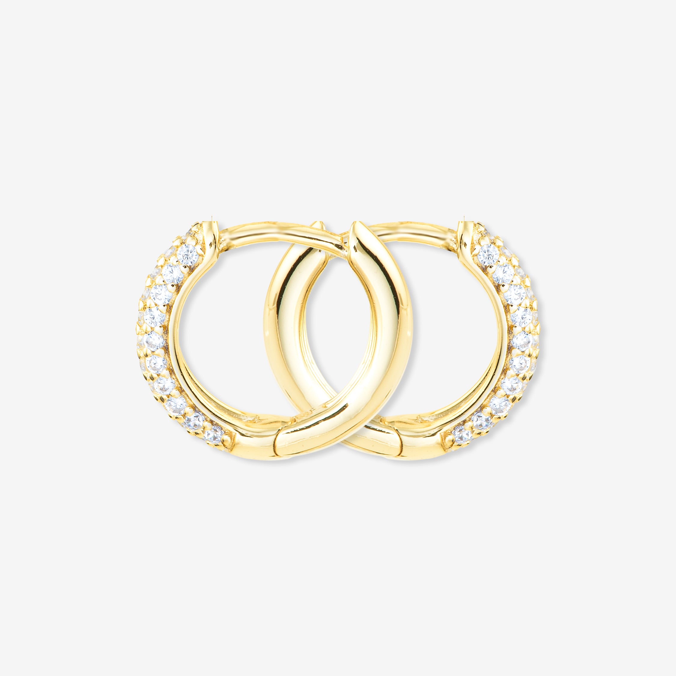 cercei argint #material_argint placat cu aur 14k