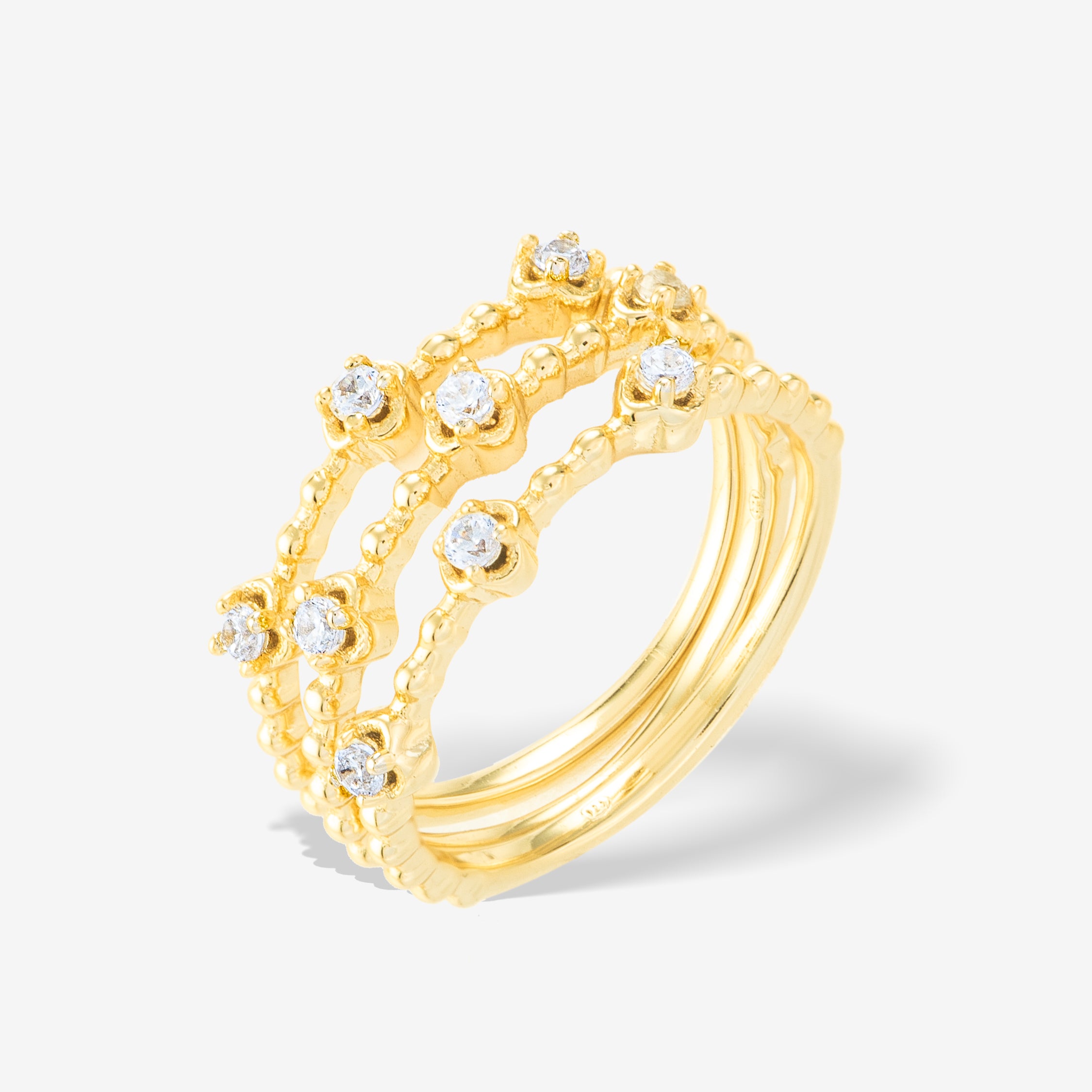 inel argint #material_argint placat cu aur 14k